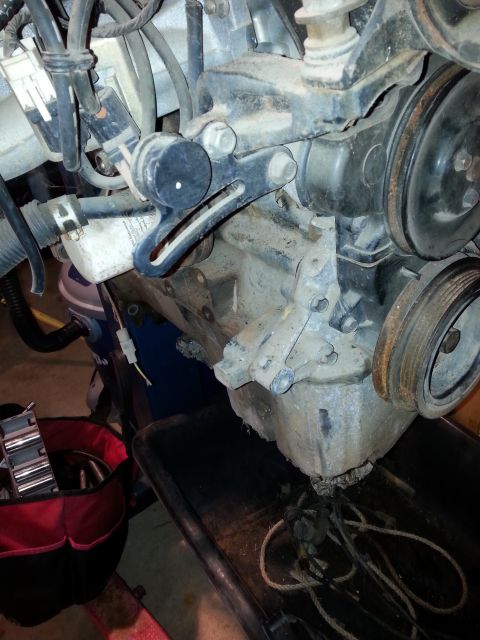 1991 Ford Festiva - Engine components visible in the image, likely from a repair or maintenance context.
