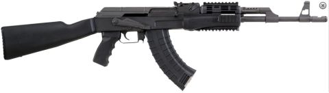 2000 Mercury Grand Marquis - Side view of an AK-47 style rifle against a white background.