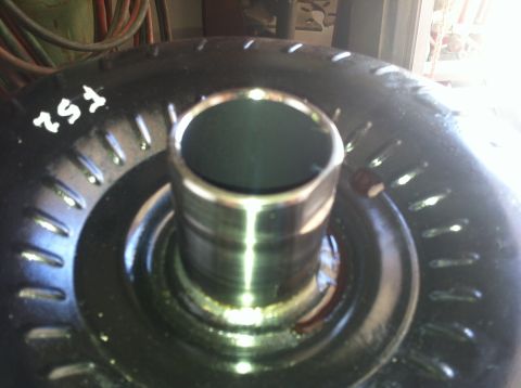 1982 Ford Bronco - A close-up view of a torque converter, identified by the handwritten number '251'.