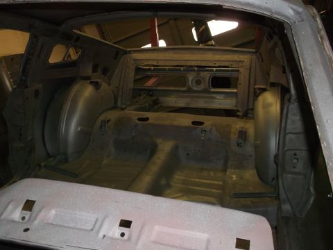 1967 Ford Mustang - Having the body completely blasted.