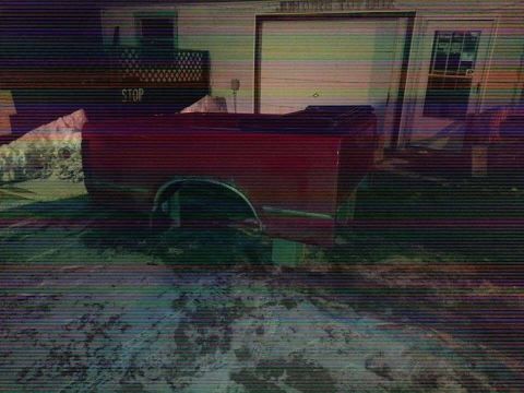 1995 Ford F-150 - box off and sitting on blocks
