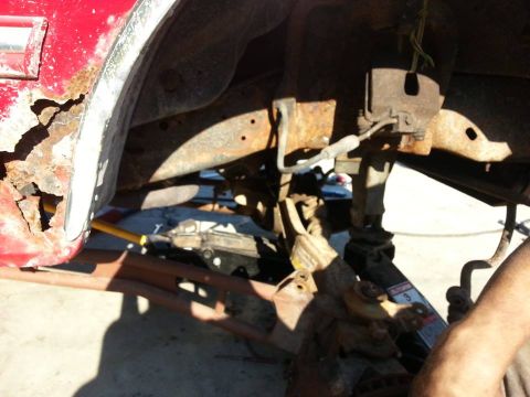 1995 Ford F-150 - front end almost in