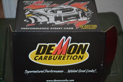 1981 Ford F-250 - Box for a Demon Carburetion performance street carb, "Supernatural Performance... Wicked Good Looks!"