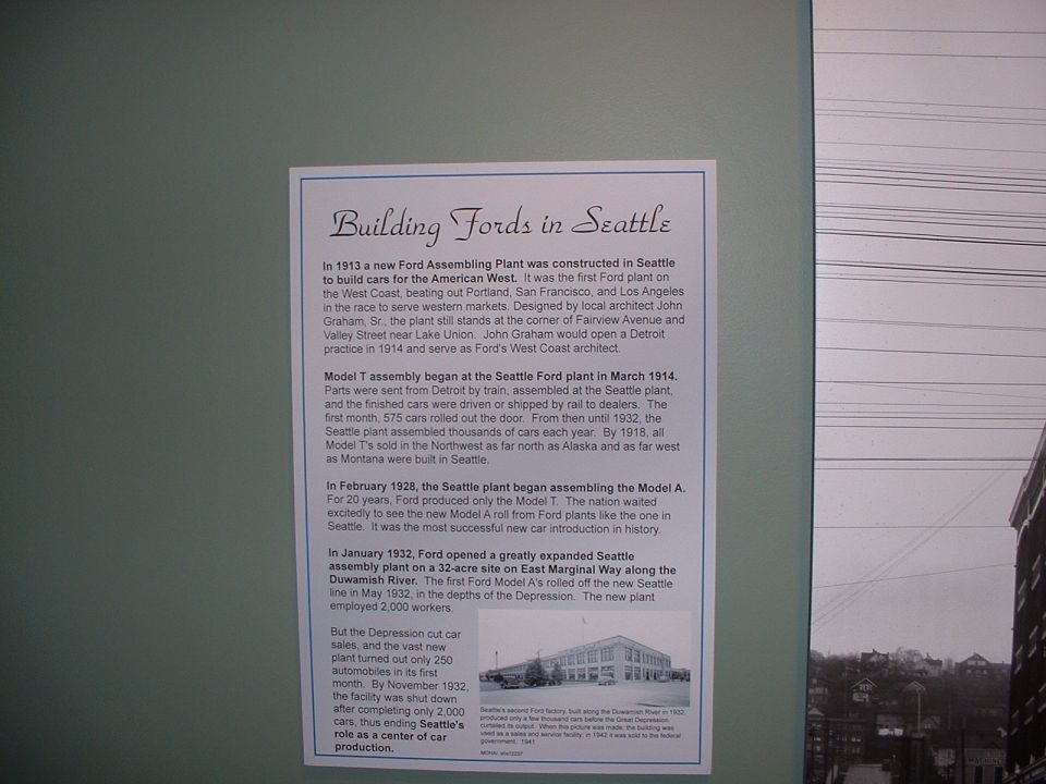 Document about building Fords in Seattle