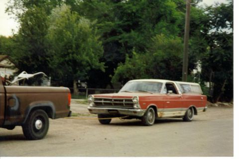 1967 Ford Ranchero - draging it home