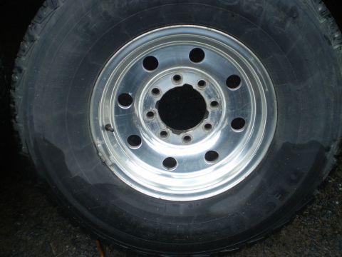 1979 Ford Bronco - This image shows a single truck wheel and tire, not a 1979 Ford Bronco.