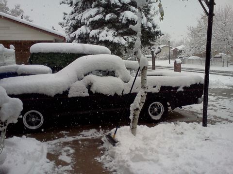1967 Ford Ranchero - snow