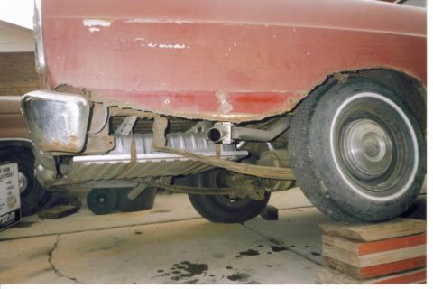 1967 Ford Ranchero - rear quarter was slightly rusted