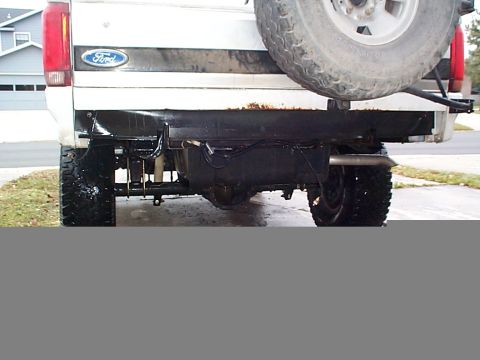 1992 Ford Bronco - Old bumper removed.