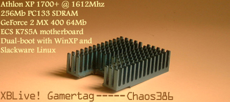 1992 Mercury Grand Marquis - Computer hardware details and gamertag are displayed on screen with a heatsink.