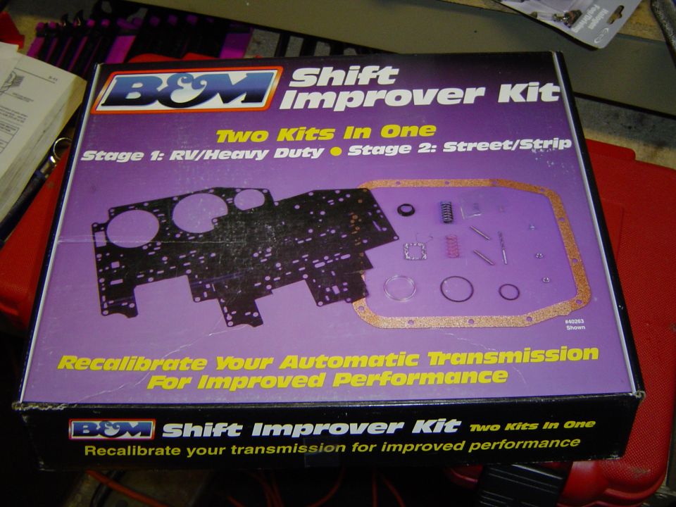 We will be putting in this shift kit during this project