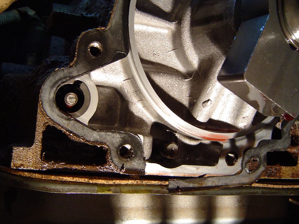 Found the actual leak...it is in the tailshaft adaptor