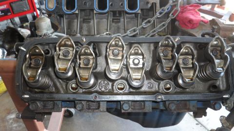 1972 Ford Ranchero - Engine valve train components, including rocker arms and springs, are shown in detail.