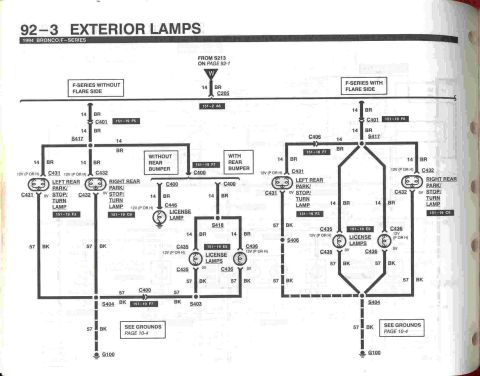 1996 Ford Bronco - Exterior Lamps - 3