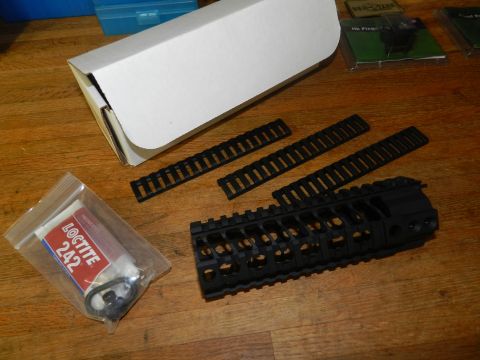 1996 Ford Bronco - Firearm handguard and rail accessories with Loctite threadlocker.