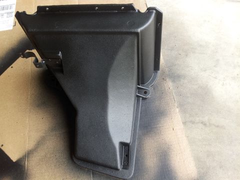1976 Ford Ranchero - A black plastic air conditioning duct housing is shown from an angled perspective.