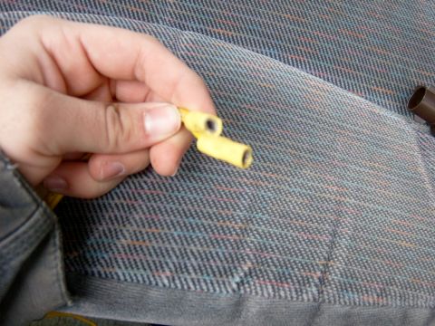1995 Ford Bronco - The sensor is designed to have a connector that plugs into it, which you don’t get so I used to connectors that are designed to hook two pi…