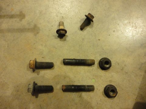 1995 Ford F-150 - 300cid A.C./Power Steering Pump engine block mounting hardware.