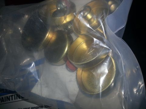 1994 Ford Bronco - Bag of brass fittings, possibly for plumbing or automotive use.