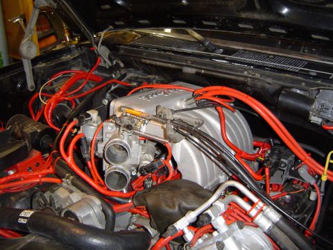 1989 Ford Bronco - Re did some vacuum lines after putting it all together...