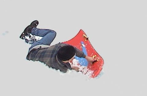 1982 Ford Bronco - Rade demonstrates safety tips during a rollover.