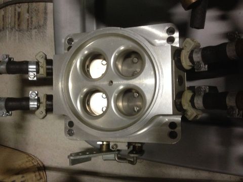 1986 Ford Bronco - new throttle body. Has no air valve.