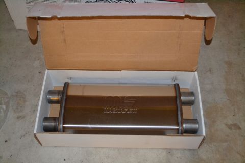 1981 Ford F-250 - A new Magnaflow muffler is shown inside its original packaging.