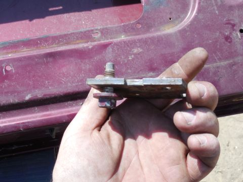 1983 Ford Bronco - Chase the nut plate with a 3/8"-16 tap so the bolt goes in easily, then apply anti-seize lube (or blue threadlocker) during assembly.…