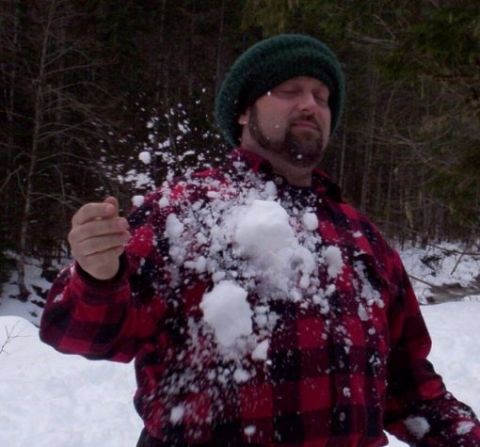 1982 Ford Bronco - Brandon slams Ritch with a snowball:)