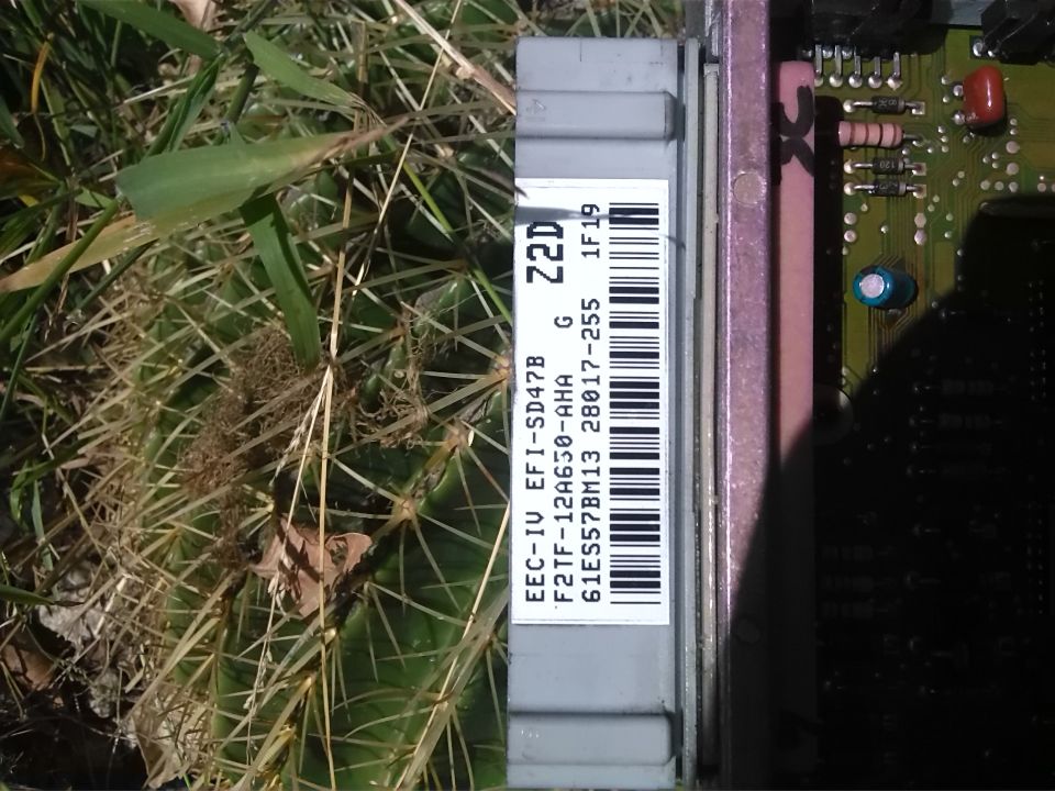 EEC-IV ECU with part number F2TF-12A650-AHA