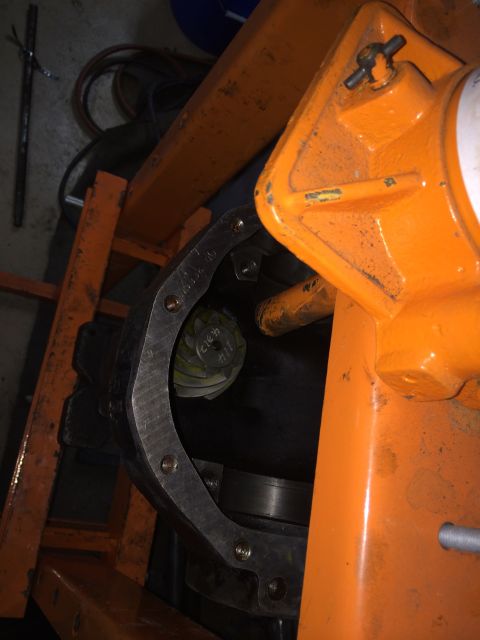 1996 Ford Bronco - Detail of a vehicle's front end component, identified as part of a D44 axle.