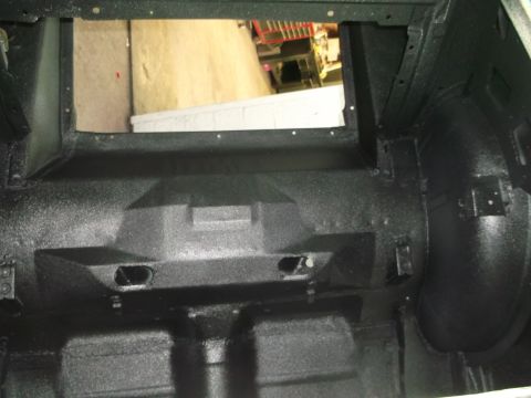 1967 Ford Mustang - Trunk area to be shot in Wimbledon white.