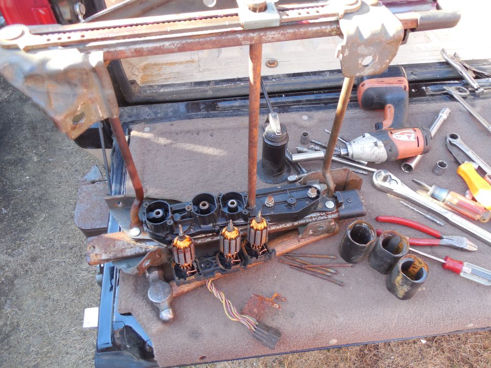 These have never worked right, so I pulled the whole mess apart and rebuilt it.  Turns out the main slides were VERY sticky, the horizontal motor's rear bushing was seized to the shaft, and its thermal breaker was failing.  Now, it works like new.
