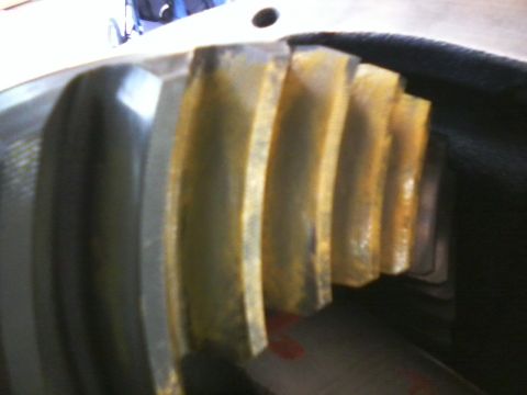 1999 Mercury Grand Marquis - This photo shows a close-up of a rusty differential gear, not a 1999 Mercury Grand Marquis.