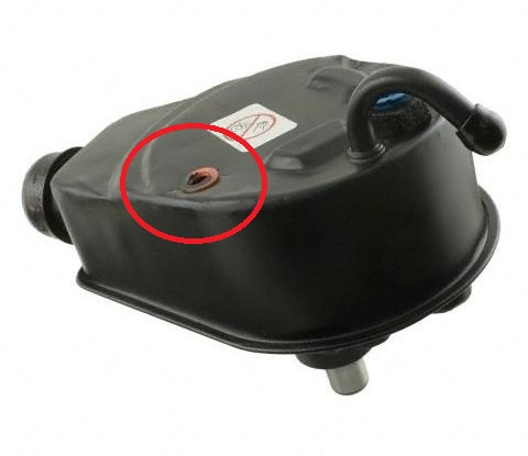 1994 Ford Bronco - This is a power steering pump reservoir, not a 1994 Ford Bronco.