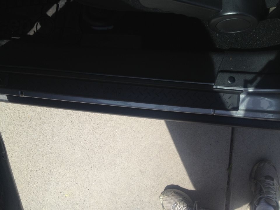 2014 Jeep Rubicon Unlimited JKUR Mopar Door Sill protectors