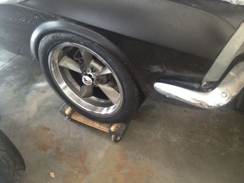 1965 Ford Mustang - 1965 Mustang 17x7 wheels with 235/45-17 tires