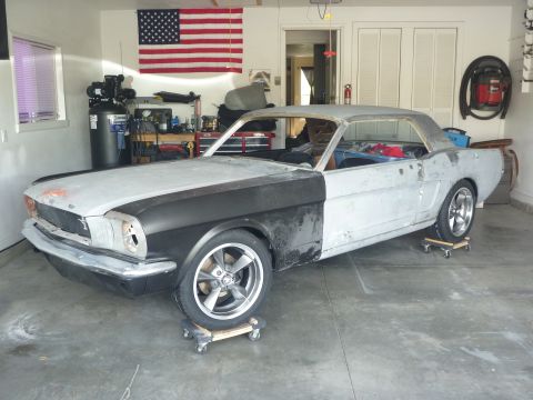 1965 Ford Mustang - 1965 Mustang 17x7 wheels with 235/45-17 tires