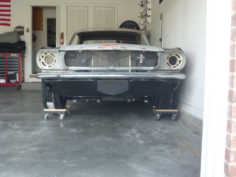 1965 Ford Mustang - 1965 Mustang 17x7 wheels with 235/45-17 tires