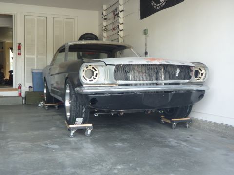 1965 Ford Mustang - 1965 Mustang 17x7 wheels with 235/45-17 tires