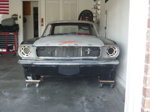 1965 Ford Mustang - 1965 Mustang 17x7 wheels with 235/45-17 tires