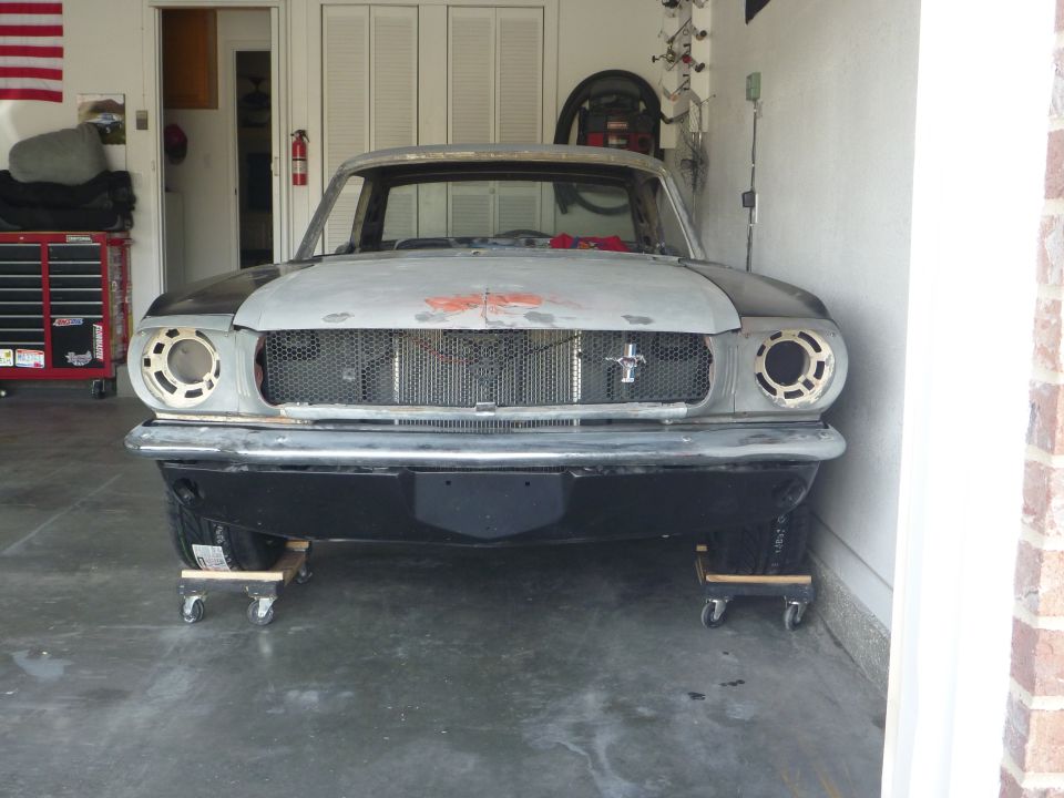 1965 Mustang 17x7 wheels with 235/45-17 tires