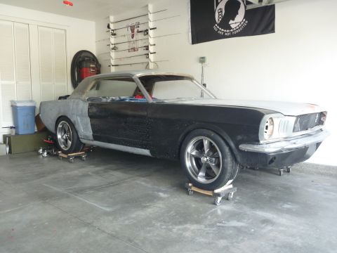 1965 Ford Mustang - 1965 Mustang 17x7 wheels with 235/45-17 tires