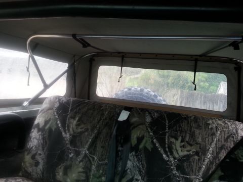 1992 Ford Bronco - Interior shot of the the softtopper on a '92 Bronco.