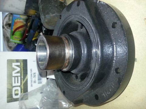 1994 Ford Bronco - A close-up view of a crankshaft pulley, a crucial engine component.