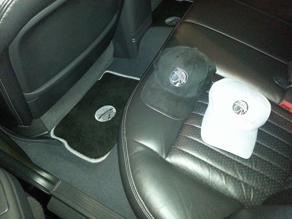 The black hat is a 2002/2003 Mercury dealer promotional item.