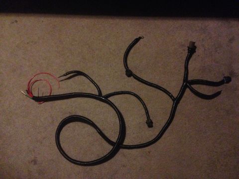 1992 Ford F-150 - This is part way through rebuilding the harness.