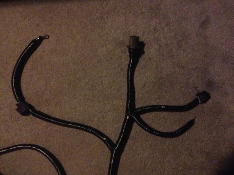 1992 Ford F-150 - This is part way through rebuilding the harness.