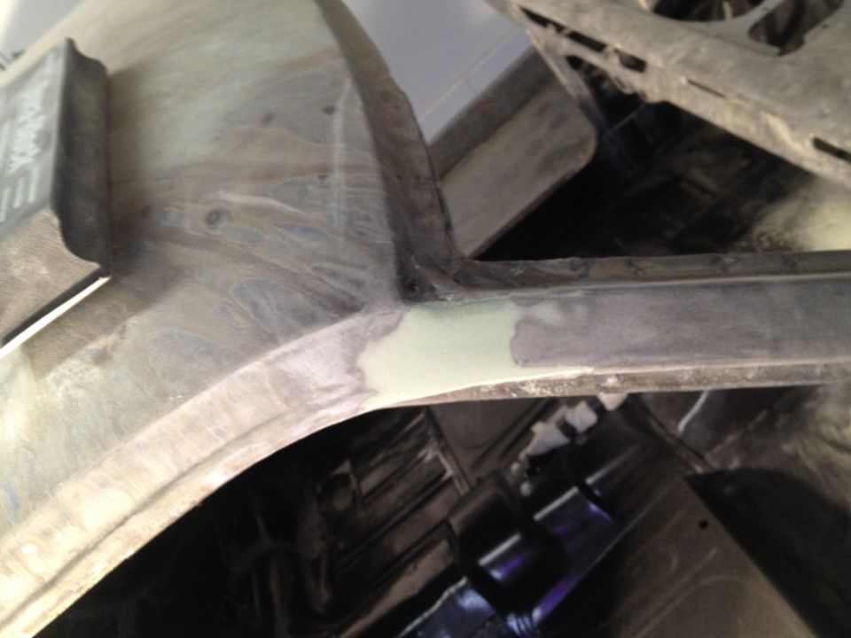 1965 Mustang A pillar filled