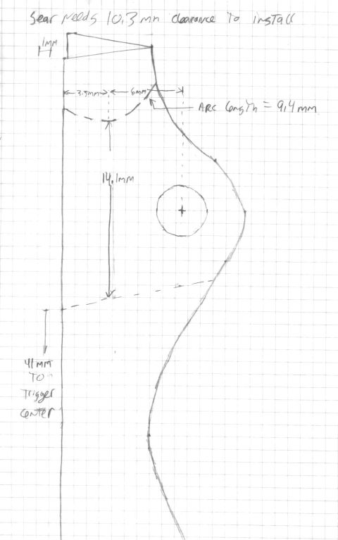 1980 Ford Bronco - Stock trigger dimensions